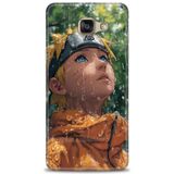Phoenix Cep 2016 HD Baskılı Kılıf + SERAMİK TAM KAPLAYAN EKRAN KORUYUCU 257 Siyah - Fuşya Samsung Galaxy A3 ile uyumlu