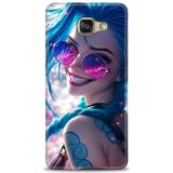 Phoenix Cep 2016 HD Baskılı Kılıf + SERAMİK TAM KAPLAYAN EKRAN KORUYUCU 274 Beyaz - Kırmızı Samsung Galaxy A3 ile uyumlu