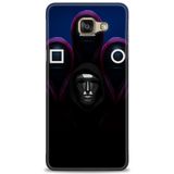 Phoenix Cep 2016 HD Baskılı Kılıf + SERAMİK TAM KAPLAYAN EKRAN KORUYUCU 283 Beyaz - Sarı Samsung Galaxy A3 ile uyumlu