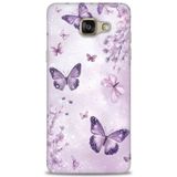Phoenix Cep 2016 HD Baskılı Kılıf + SERAMİK TAM KAPLAYAN EKRAN KORUYUCU 292 Beyaz Desenli Samsung Galaxy A3 ile uyumlu