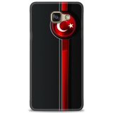 Phoenix Cep 2016 HD Baskılı Kılıf + SERAMİK TAM KAPLAYAN EKRAN KORUYUCU 32 Beyaz - Mavi Samsung Galaxy A3 ile uyumlu