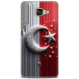 Phoenix Cep 2016 HD Baskılı Kılıf + SERAMİK TAM KAPLAYAN EKRAN KORUYUCU 40 Beyaz - Taba Samsung Galaxy A3 ile uyumlu