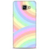 Phoenix Cep 2016 HD Baskılı Kılıf + SERAMİK TAM KAPLAYAN EKRAN KORUYUCU 425 Beyaz - Mavi - Altın Samsung Galaxy A3 ile uyumlu