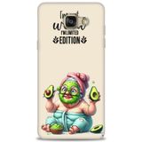 Phoenix Cep 2016 HD Baskılı Kılıf + SERAMİK TAM KAPLAYAN EKRAN KORUYUCU 43 Beyaz - Turuncu Samsung Galaxy A3 ile uyumlu