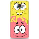 Phoenix Cep 2016 HD Baskılı Kılıf + SERAMİK TAM KAPLAYAN EKRAN KORUYUCU 453 Siyah - Fuşya Samsung Galaxy A3 ile uyumlu