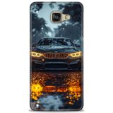 Phoenix Cep 2016 HD Baskılı Kılıf + SERAMİK TAM KAPLAYAN EKRAN KORUYUCU 488 Beyaz Desenli Samsung Galaxy A3 ile uyumlu
