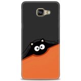 Phoenix Cep 2016 HD Baskılı Kılıf + SERAMİK TAM KAPLAYAN EKRAN KORUYUCU 80 Beyaz - Lacivert Samsung Galaxy A3 ile uyumlu
