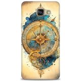 Phoenix Cep 2016 HD Baskılı Kılıf + SERAMİK TAM KAPLAYAN EKRAN KORUYUCU 89 Beyaz - Taba Samsung Galaxy A3 ile uyumlu