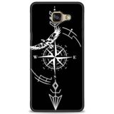 Phoenix Cep 2016 HD Baskılı Kılıf + SERAMİK TAM KAPLAYAN EKRAN KORUYUCU 90 Beyaz - Titanium Samsung Galaxy A3 ile uyumlu