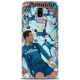 Phoenix Cep HD Baskılı Kılıf + SERAMİK TAM KAPLAYAN EKRAN KORUYUCU 1 Beyaz - Kırmızı - Siyah Samsung Galaxy J8 ile uyumlu