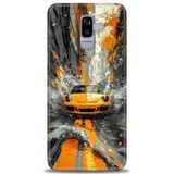 Phoenix Cep HD Baskılı Kılıf + SERAMİK TAM KAPLAYAN EKRAN KORUYUCU 101 Beyaz - Mavi Samsung Galaxy J8 ile uyumlu