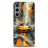 Phoenix Cep HD Baskılı Kılıf + SERAMİK TAM KAPLAYAN EKRAN KORUYUCU 101 Siyah - Fuşya Samsung Galaxy S23 FE ile uyumlu