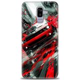 Phoenix Cep HD Baskılı Kılıf + SERAMİK TAM KAPLAYAN EKRAN KORUYUCU 106 Beyaz - Pembe Samsung Galaxy J8 ile uyumlu