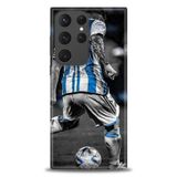 Phoenix Cep HD Baskılı Kılıf + SERAMİK TAM KAPLAYAN EKRAN KORUYUCU 11 Beyaz - Taba Samsung Galaxy S23 Ultra ile uyumlu