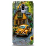 Phoenix Cep HD Baskılı Kılıf + SERAMİK TAM KAPLAYAN EKRAN KORUYUCU 110 Beyaz - Titanium Samsung Galaxy J8 ile uyumlu