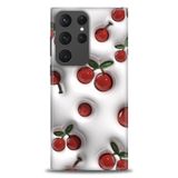 Phoenix Cep HD Baskılı Kılıf + SERAMİK TAM KAPLAYAN EKRAN KORUYUCU 113 Beyaz - Yeşil Samsung Galaxy S23 Ultra ile uyumlu