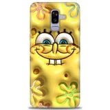 Phoenix Cep HD Baskılı Kılıf + SERAMİK TAM KAPLAYAN EKRAN KORUYUCU 119 Beyaz Puantiye Samsung Galaxy J8 ile uyumlu