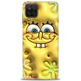 Phoenix Cep HD Baskılı Kılıf + SERAMİK TAM KAPLAYAN EKRAN KORUYUCU 119 Siyah - Bordo Samsung Galaxy M12 ile uyumlu