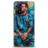 Phoenix Cep HD Baskılı Kılıf + SERAMİK TAM KAPLAYAN EKRAN KORUYUCU 12 Beyaz - Mavi - Altın Xiaomi Redmi Note 11 Pro 5G ile uyumlu