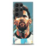 Phoenix Cep HD Baskılı Kılıf + SERAMİK TAM KAPLAYAN EKRAN KORUYUCU 13 Beyaz - Turkuaz - Fuşya Samsung Galaxy S23 Ultra ile uyumlu