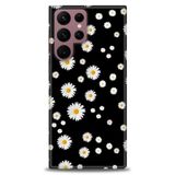 Phoenix Cep HD Baskılı Kılıf + SERAMİK TAM KAPLAYAN EKRAN KORUYUCU 131 Beyaz - Fuşya Samsung Galaxy S22 Ultra ile uyumlu