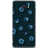 Phoenix Cep HD Baskılı Kılıf + SERAMİK TAM KAPLAYAN EKRAN KORUYUCU 136 Siyah - Gümüş Samsung Galaxy C9 Pro ile uyumlu