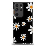 Phoenix Cep HD Baskılı Kılıf + SERAMİK TAM KAPLAYAN EKRAN KORUYUCU 138 Beyaz - Altın Samsung Galaxy S23 Ultra ile uyumlu