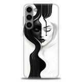Phoenix Cep HD Baskılı Kılıf + SERAMİK TAM KAPLAYAN EKRAN KORUYUCU 144 Siyah - Gül Samsung Galaxy S23 Plus ile uyumlu