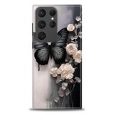 Phoenix Cep HD Baskılı Kılıf + SERAMİK TAM KAPLAYAN EKRAN KORUYUCU 148 Beyaz - Kırmızı - Siyah Samsung Galaxy S23 Ultra ile uyumlu