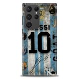 Phoenix Cep HD Baskılı Kılıf + SERAMİK TAM KAPLAYAN EKRAN KORUYUCU 15 Beyaz - Yeşil Samsung Galaxy S23 Ultra ile uyumlu