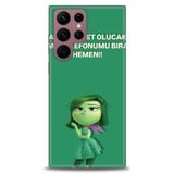 Phoenix Cep HD Baskılı Kılıf + SERAMİK TAM KAPLAYAN EKRAN KORUYUCU 154 Beyaz - Yıldız Samsung Galaxy S22 Ultra ile uyumlu