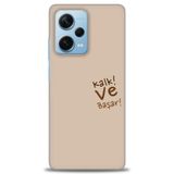 Phoenix Cep HD Baskılı Kılıf + SERAMİK TAM KAPLAYAN EKRAN KORUYUCU 168 Beyaz Karbon Xiaomi Redmi Note 12 Pro Plus ile uyumlu