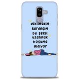 Phoenix Cep HD Baskılı Kılıf + SERAMİK TAM KAPLAYAN EKRAN KORUYUCU 169 Beyaz Çicek Desenli Samsung Galaxy J8 ile uyumlu