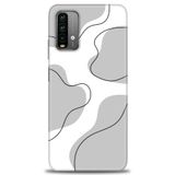 Phoenix Cep HD Baskılı Kılıf + SERAMİK TAM KAPLAYAN EKRAN KORUYUCU 177 Beyaz Çicek Desenli Xiaomi Redmi Note 9 4G ile uyumlu