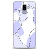 Phoenix Cep HD Baskılı Kılıf + SERAMİK TAM KAPLAYAN EKRAN KORUYUCU 178 Siyah - Bordo Samsung Galaxy J8 ile uyumlu