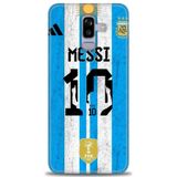 Phoenix Cep HD Baskılı Kılıf + SERAMİK TAM KAPLAYAN EKRAN KORUYUCU 18 Beyaz Desenli Samsung Galaxy J8 ile uyumlu