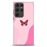 Phoenix Cep HD Baskılı Kılıf + SERAMİK TAM KAPLAYAN EKRAN KORUYUCU 181 Siyah - Gri Samsung Galaxy S23 Ultra ile uyumlu