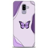 Phoenix Cep HD Baskılı Kılıf + SERAMİK TAM KAPLAYAN EKRAN KORUYUCU 182 Siyah - Gökkuşağı Samsung Galaxy J8 ile uyumlu