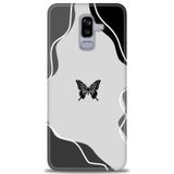 Phoenix Cep HD Baskılı Kılıf + SERAMİK TAM KAPLAYAN EKRAN KORUYUCU 190 Beyaz - Gold Samsung Galaxy J8 ile uyumlu