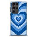 Phoenix Cep HD Baskılı Kılıf + SERAMİK TAM KAPLAYAN EKRAN KORUYUCU 194 Beyaz - Kalp Samsung Galaxy S23 Ultra ile uyumlu