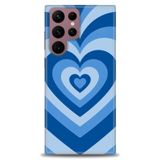 Phoenix Cep HD Baskılı Kılıf + SERAMİK TAM KAPLAYAN EKRAN KORUYUCU 194 Beyaz - Mor - Siyah Samsung Galaxy S22 Ultra ile uyumlu