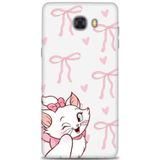 Phoenix Cep HD Baskılı Kılıf + SERAMİK TAM KAPLAYAN EKRAN KORUYUCU 212 Beyaz - Yeşil Samsung Galaxy C9 Pro ile uyumlu