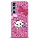 Phoenix Cep HD Baskılı Kılıf + SERAMİK TAM KAPLAYAN EKRAN KORUYUCU 215 Beyaz - Koyu Mor Samsung Galaxy S23 FE ile uyumlu