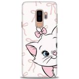 Phoenix Cep HD Baskılı Kılıf + SERAMİK TAM KAPLAYAN EKRAN KORUYUCU 217 Beyaz Çicek Desenli Samsung Galaxy S9 Plus ile uyumlu