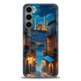 Phoenix Cep HD Baskılı Kılıf + SERAMİK TAM KAPLAYAN EKRAN KORUYUCU 221 Beyaz - Yeşil Samsung Galaxy S23 Plus ile uyumlu