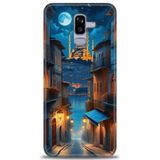 Phoenix Cep HD Baskılı Kılıf + SERAMİK TAM KAPLAYAN EKRAN KORUYUCU 221 Siyah - Açık Kırmızı Samsung Galaxy J8 ile uyumlu
