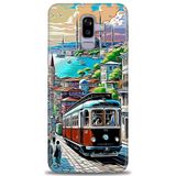 Phoenix Cep HD Baskılı Kılıf + SERAMİK TAM KAPLAYAN EKRAN KORUYUCU 225 Siyah - Beyaz - Yeşil Samsung Galaxy J8 ile uyumlu