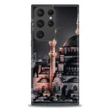 Phoenix Cep HD Baskılı Kılıf + SERAMİK TAM KAPLAYAN EKRAN KORUYUCU 230 Siyah - Gri Samsung Galaxy S23 Ultra ile uyumlu