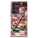 Phoenix Cep HD Baskılı Kılıf + SERAMİK TAM KAPLAYAN EKRAN KORUYUCU 231 Siyah - Gökkuşağı Samsung Galaxy S23 Ultra ile uyumlu