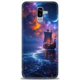 Phoenix Cep HD Baskılı Kılıf + SERAMİK TAM KAPLAYAN EKRAN KORUYUCU 235 Beyaz Samsung Galaxy J8 ile uyumlu